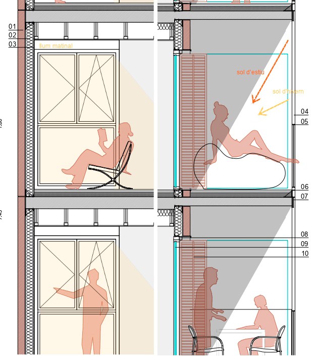 seccion constructiva viladecans